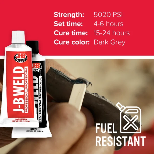 Эпоксидный клей двухкомпонентный J-B Weld Original 284гр 8281 - изображение 2