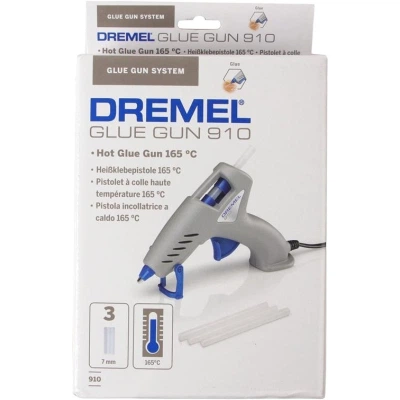 Клейовий пістолет Dremel GlueGun 910, стрижні 7мм, 165° 0.24кг (F.013.091.0JA) - зображення 2