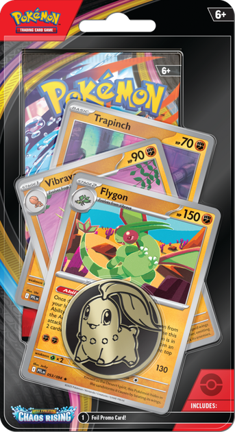 Zestaw kart Pokemon TCG: Mega Evolution - Chaos Rising - 04 Premium Checklane Blister 2 x 6 szt  (ZES196214140615) - obraz 2