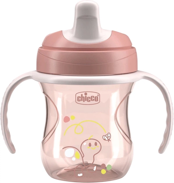 Kubek niekapek Chicco Training Cup różowy 200 ml (8058664180622) - obraz 2
