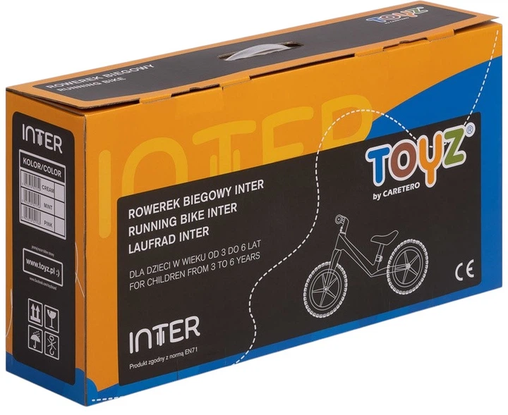 Rowerek biegowy Toyz Inter Miętowy (5903076321756) - obraz 8
