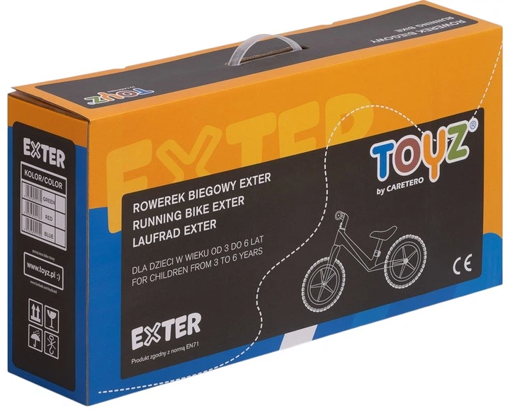 Rowerek biegowy Toyz Exter Niebieski (5903076321794) - Zdjęcie 7 Rowerek biegowy Toyz Exter Niebieski (5903076321794) - obraz 7