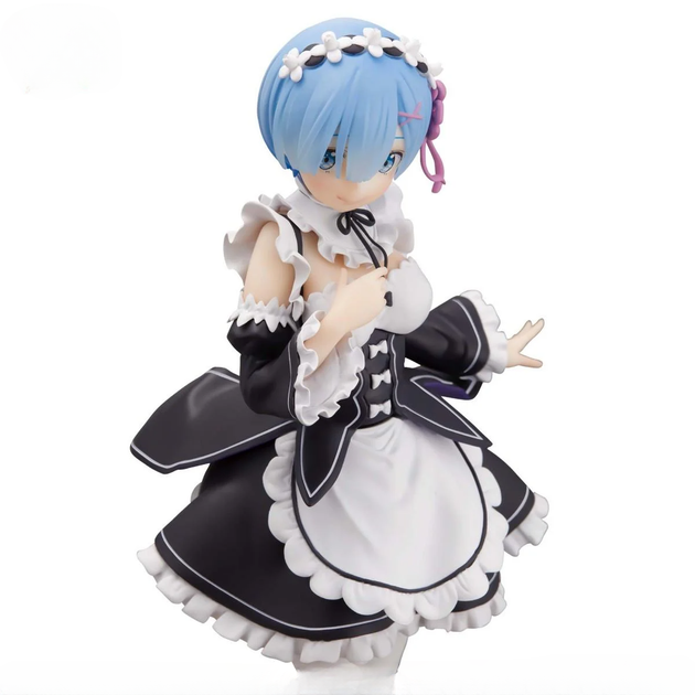 Аниме фигурка BANPRESTO Рем Rem Glitter & Glamours Maid Ver Re Zero Жизнь в альтернативном мире с нуля 24 см - изображение 3