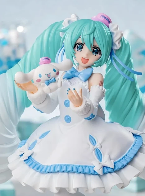Аниме фигурка SEGA Вокалоид Хацунэ Мику Hatsune Miku Cinnamoroll 19 см - Фото 3 Аниме фигурка SEGA Вокалоид Хацунэ Мику Hatsune Miku Cinnamoroll 19 см - изображение 3