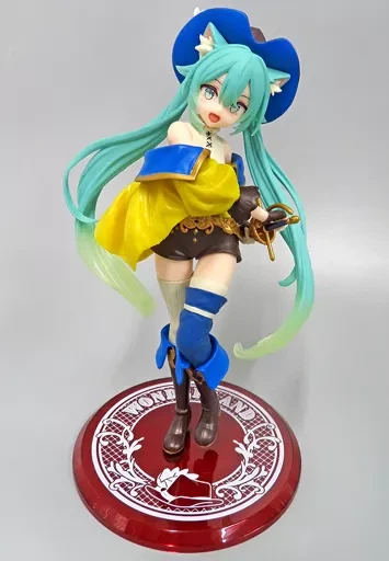Фигурка аниме Taito Вокалоид Хацунэ Мику Hatsune Miku Страна чудес Wonderland Figure Кот в сапогах Puss in Boots 18 см - Фото 3 Фигурка аниме Taito Вокалоид Хацунэ Мику Hatsune Miku Страна чудес Wonderland Figure Кот в сапогах Puss in Boots 18 см - изображение 3