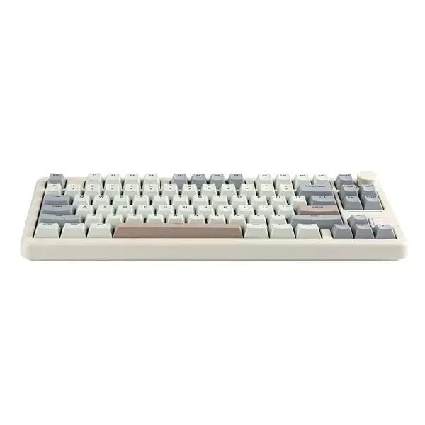 Беспроводная механическая клавиатура Epomaker Galaxy 70 Gray, из алюминиевого корпуса, размер 75% RGB подсветки 2.4G/Bluetooth/USB - изображение 5