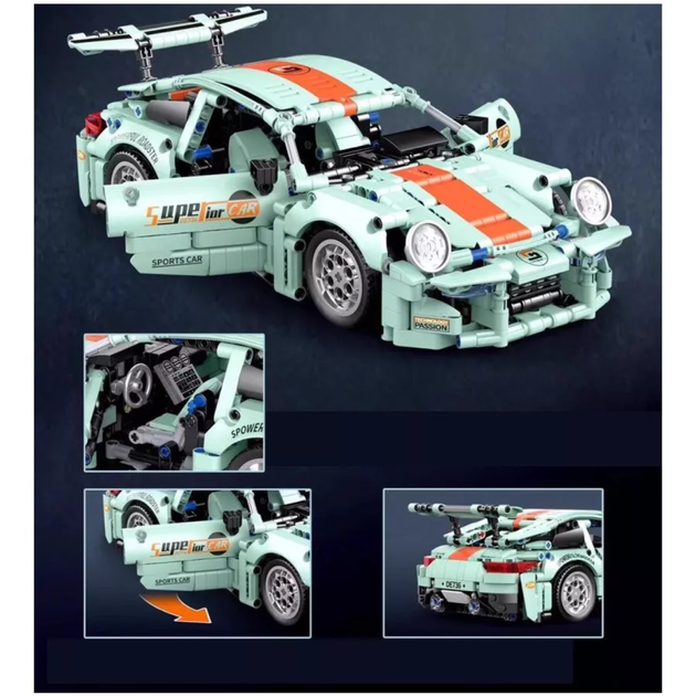 Конструктор Decool Porsche 911 (33017) - Фото 2 Конструктор Decool Porsche 911 (33017) - изображение 2