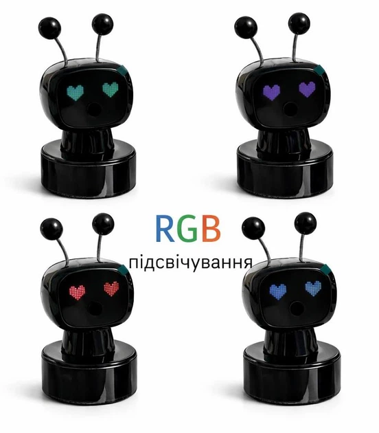 Ароматизатор повітря в машину No Brand Robot in Love Osmanthus 50 мл Чорний (2104619425) - зображення 2