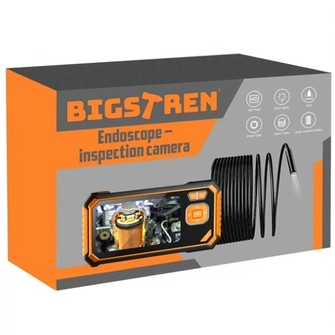 Ендоскопічна камера 5м FULL HD IP67 з екраном 4,3 дюйми 2 Мп 4 насадки Purlov - Фото 3 Ендоскопічна камера 5м FULL HD IP67 з екраном 4,3 дюйми 2 Мп 4 насадки Purlov - зображення 3