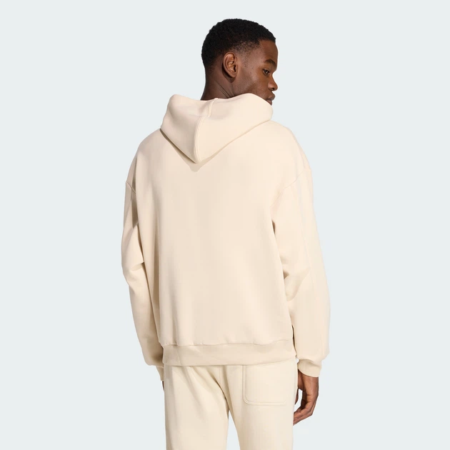 Мужское худи Soft Lux adidas KF8598 (S) бежевый (4068822744829) - изображение 2