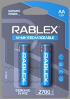 Акумулятор Rablex HR06 AA 2700 mAh Ni-MH - Фото 1 Акумулятор Rablex HR06 AA 2700 mAh Ni-MH - изображение 1