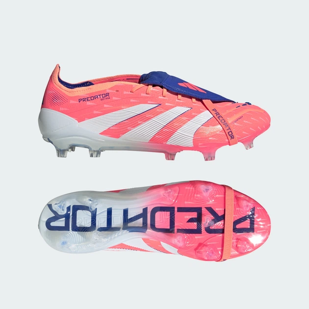 Бутси Predator Elite Fold-Over Tongue Firm Ground adidas JI1093 42 (8 UK) помаранчевий (4068801091579) - Фото 1 Бутси Predator Elite Fold-Over Tongue Firm Ground adidas JI1093 42 (8 UK) помаранчевий (4068801091579) - зображення 1