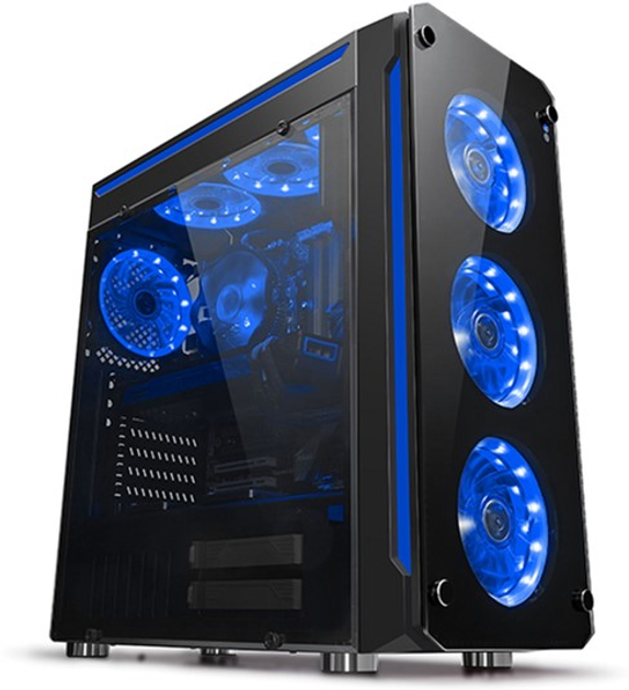 Корпус 1STPLAYER Firebase-X6 (Blue LED) – фото, отзывы, характеристики ...