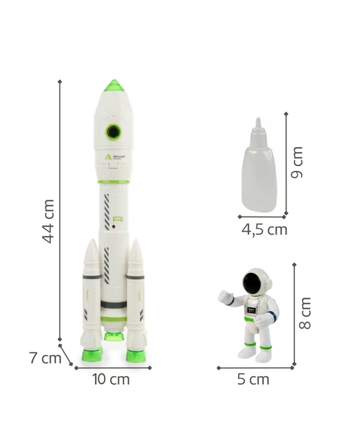 Ігровий набір Woopie Інтерактивна космічна ракета Space Set Біла (57109) (5906280657109) - зображення 3