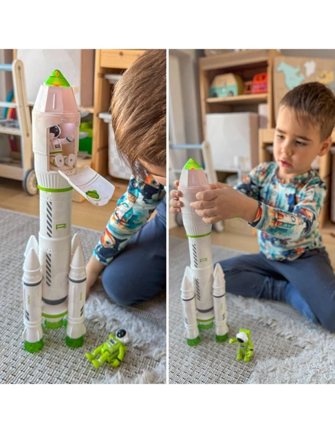 Ігровий набір Woopie Інтерактивна космічна ракета Space Set Біла (57109) (5906280657109) - зображення 7