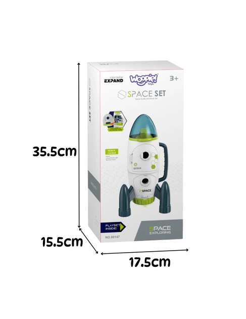 Ігровий набір Woopie Інтерактивний космічний шатл Space Set Білий (57147) (5906280657147) - зображення 8