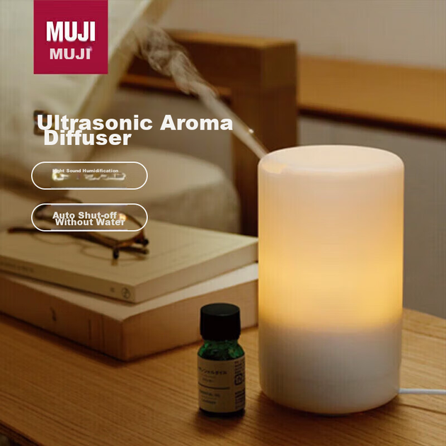 Ультразвуковой аромадиффузор MUJI, увлажнитель воздуха для дома, ночник, дезодорант для спальни, атмосферное украшение, подарок на день рождения для женщин. - Фото 1 Ультразвуковой аромадиффузор MUJI, увлажнитель воздуха для дома, ночник, дезодорант для спальни, атмосферное украшение, подарок на день рождения для женщин. - изображение 1