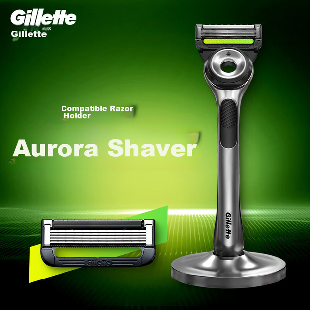 Лезвия Gillette Aurora Razor 8 шт 5-слойные - Фото 2 Лезвия Gillette Aurora Razor 8 шт 5-слойные - изображение 2