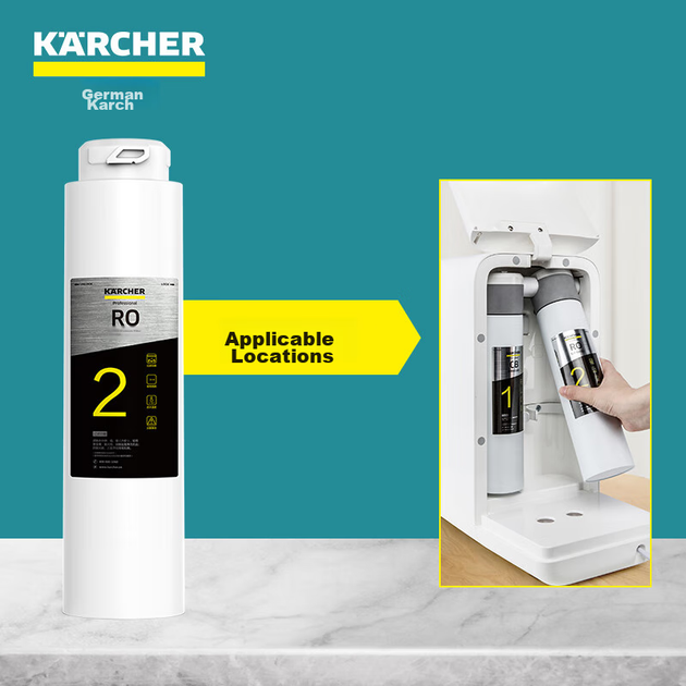Фильтрующий картридж для водоочистителя KARCHER серии WPD60. Оригинальные аксессуары. Специальные расходные материалы. Фильтрующий картридж обратного осмоса № 2. - изображение 4