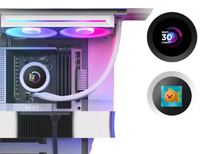 Система рідинного охолодження NZXT Kraken Plus RGB 240 all-in-one Biały(RL-KR240-W2) - зображення 8