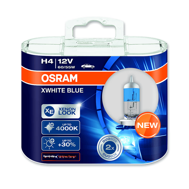 Лампа автомобильная OSRAM H4, галогенная, 4000K, 12В - изображение 5