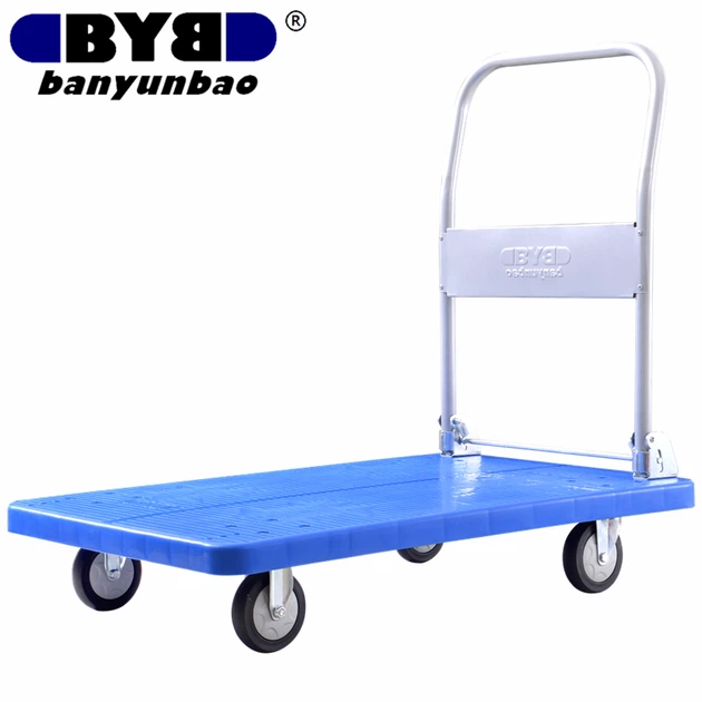 Тележка платформенная BYB-5900, 100×60 см, грузоподъемность 400 кг - Фото 2 Тележка платформенная BYB-5900, 100×60 см, грузоподъемность 400 кг - изображение 2