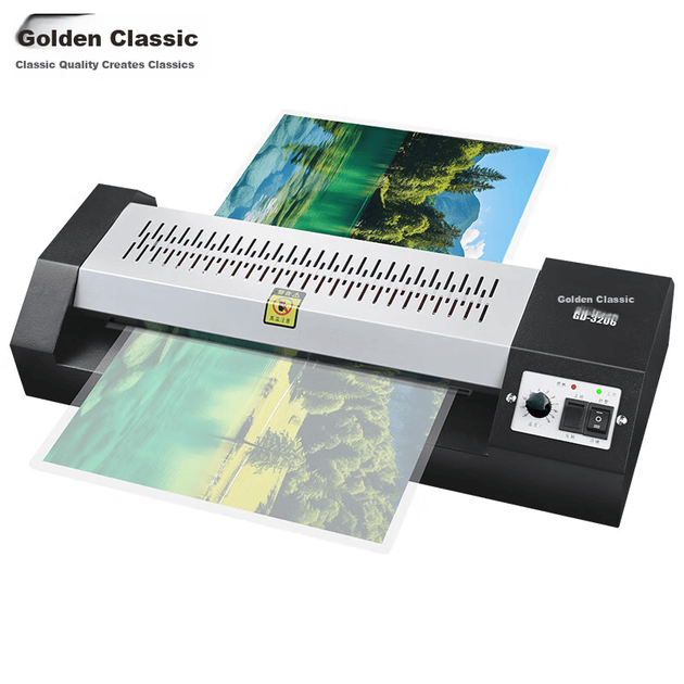 Ламінатор GOLDEN GD-3206 A3/A4 Універсальний фотоламінатор для домашнього та офісного використання, машина для ламінування фотографій посвідчень водія, машина для холодного та гарячого ламінування пакувальної машини - Фото 6 Ламінатор GOLDEN GD-3206 A3/A4 Універсальний фотоламінатор для домашнього та офісного використання, машина для ламінування фотографій посвідчень водія, машина для холодного та гарячого ламінування пакувальної машини - изображение 6