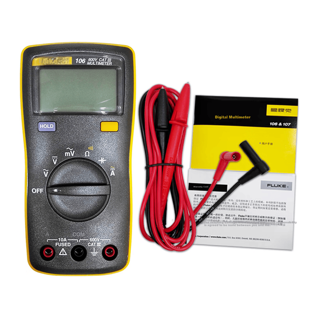 Цифровой портативный мультиметр FLUKE F106, высокоточный электроизмеритель, универсальный вольтметр и амперметр. - изображение 5