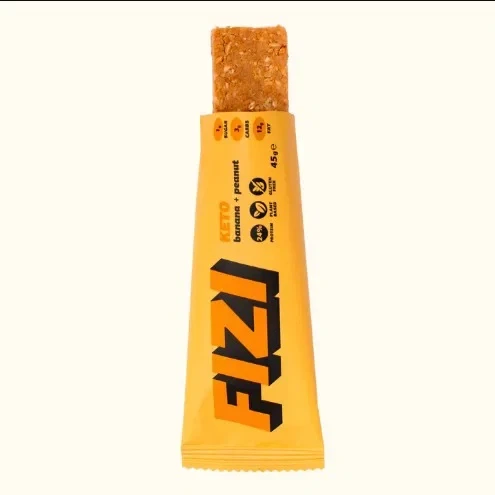 Протеїнові батончики KETO Protein Bar Fizi, банан та арахісова паста, 10 шт по 45 г - зображення 2