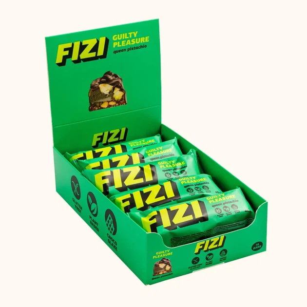 Протеиновые батончики Protein Bar Guilty Pleasure Fizi, фисташковый вкус, 10 шт по 45 г - изображение 4