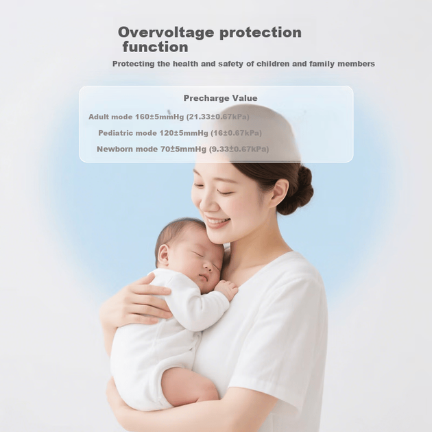Тонометр CONTEC Health Care, высокоточный, для домашнего использования, с цветным экраном, подходит для взрослых, детей и пожилых людей, модель 08A, три манжеты. - изображение 7