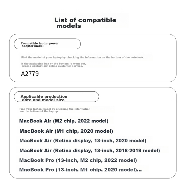 Зарядное устройство Mryc 96 Вт Type-C - MagSafe 3 для MacBook, 2 м - Фото 7 Зарядное устройство Mryc 96 Вт Type-C - MagSafe 3 для MacBook, 2 м - изображение 7