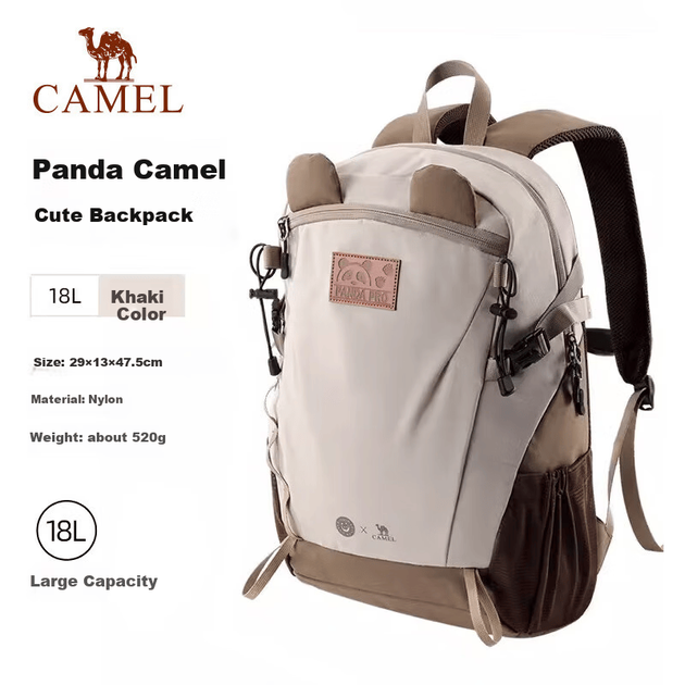 Рюкзак CAMEL Outdoor, симпатичный многофункциональный рюкзак для походов, путешествий, отдыха и учебы, модель 173BB02002, цвет хаки. - изображение 4