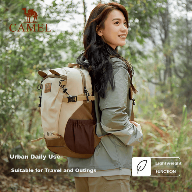 Рюкзак CAMEL Outdoor, симпатичный многофункциональный рюкзак для походов, путешествий, отдыха и учебы, модель 173BB02002, цвет хаки. - изображение 5