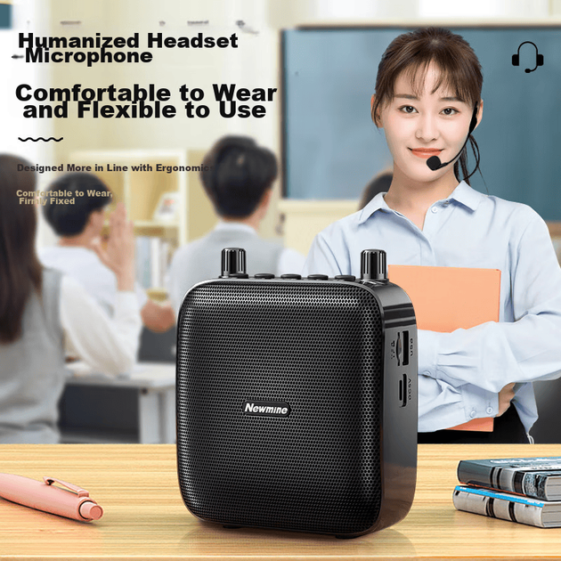 Мини-мегафон Newmine U-103, микрофон-динамик для преподавателей, поясной, Bluetooth, для экскурсоводов, высокая громкость - Фото 7 Мини-мегафон Newmine U-103, микрофон-динамик для преподавателей, поясной, Bluetooth, для экскурсоводов, высокая громкость - изображение 7