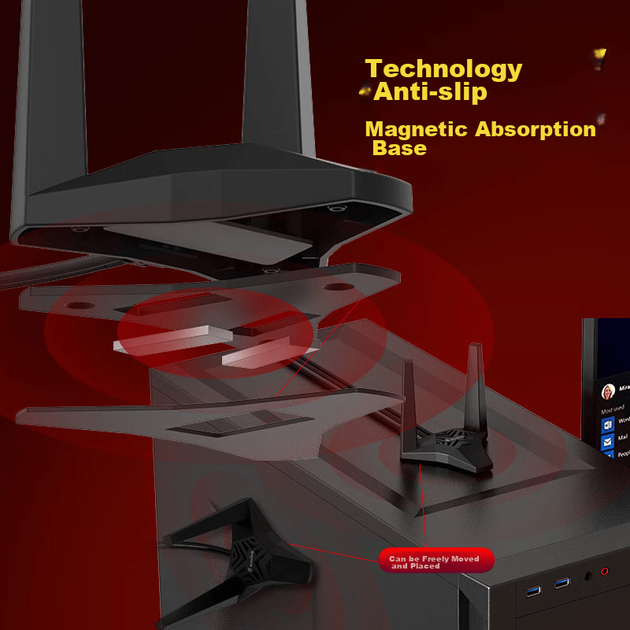 Беспроводной сетевой адаптер Wavlink AX210, Intel Gigabit Gaming WiFi 6, встроенная сетевая карта PCI-E для настольных компьютеров, приемник и передатчик WiFi 5400 Мбит/с, Bluetooth 5.3, 675X3 - Фото 5 Беспроводной сетевой адаптер Wavlink AX210, Intel Gigabit Gaming WiFi 6, встроенная сетевая карта PCI-E для настольных компьютеров, приемник и передатчик WiFi 5400 Мбит/с, Bluetooth 5.3, 675X3 - изображение 5