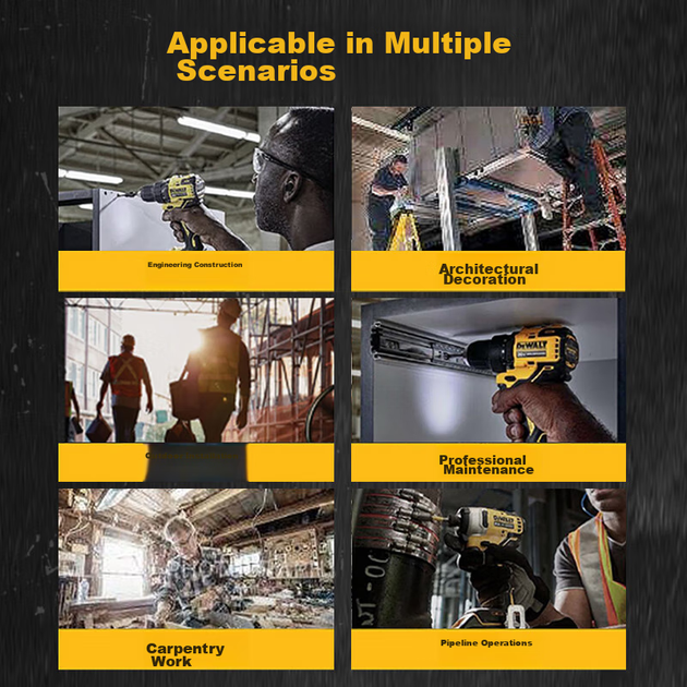 Дрель DEWALT 20В аккумуляторная ударная бесщеточная, DCF850N-A9 - Фото 8 Дрель DEWALT 20В аккумуляторная ударная бесщеточная, DCF850N-A9 - изображение 8
