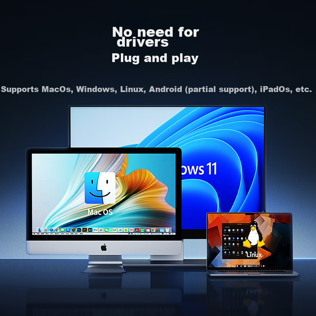 Док-станція UGREEN Type-C Dual HDMI з трьома екранами, розширювальна док-станція USB-C Thunderbolt 4/5, багатоекранне розширення 8K HD для торгівлі акціями, сумісна з ноутбуками Huawei та Lenovo, підтримує MST - Фото 8 Док-станція UGREEN Type-C Dual HDMI з трьома екранами, розширювальна док-станція USB-C Thunderbolt 4/5, багатоекранне розширення 8K HD для торгівлі акціями, сумісна з ноутбуками Huawei та Lenovo, підтримує MST - изображение 8