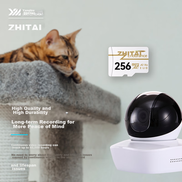 Карта пам'яті ZhiTai Yangtze Memory microSDXC 256GB Class 10 UHS-I U3 V30 A2 - зображення 5