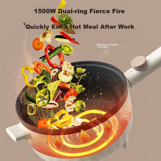 Плита Midea Wok электрическая пароварка, 3.5л, антипригарная, HGE2515 - изображение 4