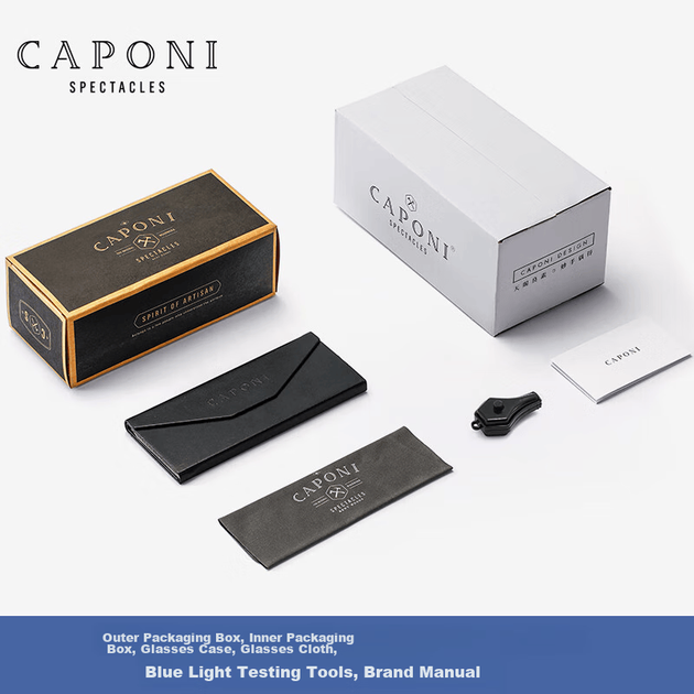 Очки для чтения CAPONI с бифокальными линзами и защитой от синего света, импортированные из Германии, для мужчин и женщин. Оригинальные сверхлегкие полуободковые очки с автоматическим зумом и высокой четкостью изображения. - изображение 11