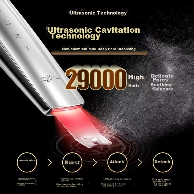 Прибор для удаления черных точек MAGITECH, ультразвуковой, японский - изображение 5