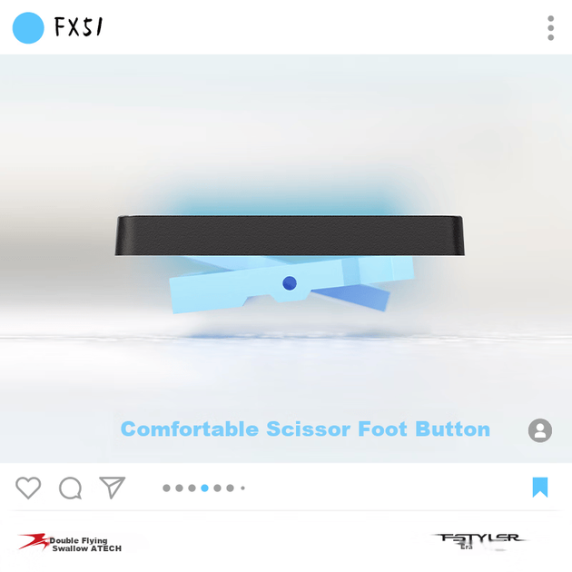Клавиатура проводная A4Tech FX51 USB-C Белый - изображение 4