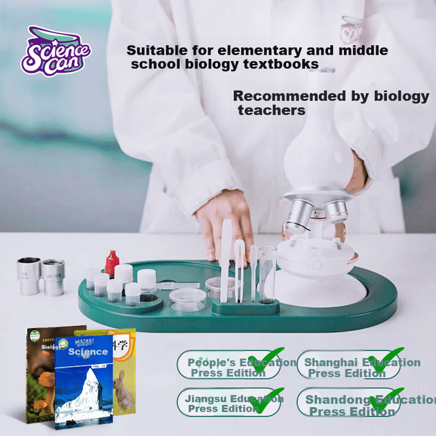 Микроскоп Science Can настольный для школьников, для 6-12 лет - Фото 5 Микроскоп Science Can настольный для школьников, для 6-12 лет - изображение 5