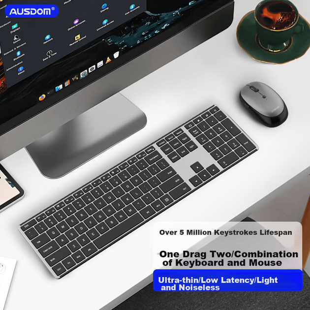Комплект беспроводной Ausdom KAM200 Wireless Black - изображение 2