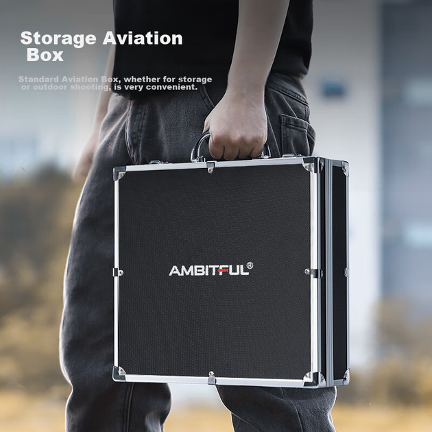 Телесуфлер AMBITFUL T16 с большим экраном для прямых трансляций, совместимый со смартфонами, планшетами, цифровыми зеркальными и беззеркальными камерами, портативное вспомогательное средство для выступлений с большим экраном для презентаций и телевещания. - изображение 5