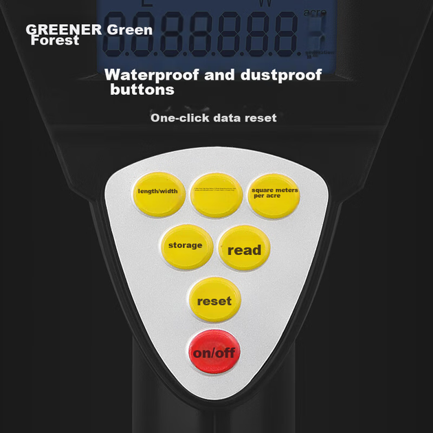Измерительное колесо GREENER, роликовый измерительный прибор, измерительная линейка, роликовая линейка с электронным цифровым дисплеем, большое колесо 50 см. - Фото 8 Измерительное колесо GREENER, роликовый измерительный прибор, измерительная линейка, роликовая линейка с электронным цифровым дисплеем, большое колесо 50 см. - изображение 8