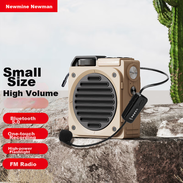 Усилитель-колонка Newmine MS13 поясная Bluetooth для экскурсоводов - изображение 4