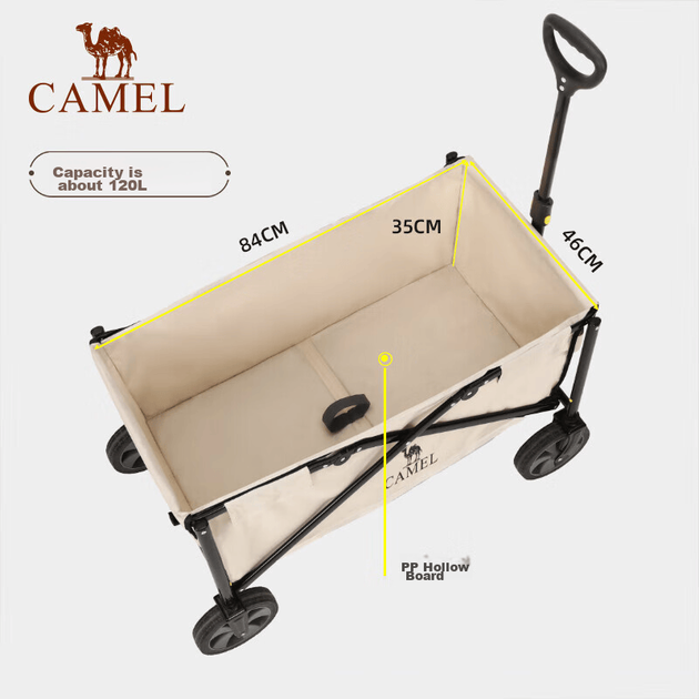 Тележка CAMEL для кемпинга портативная складная, для пикника/покупок/собак - изображение 5
