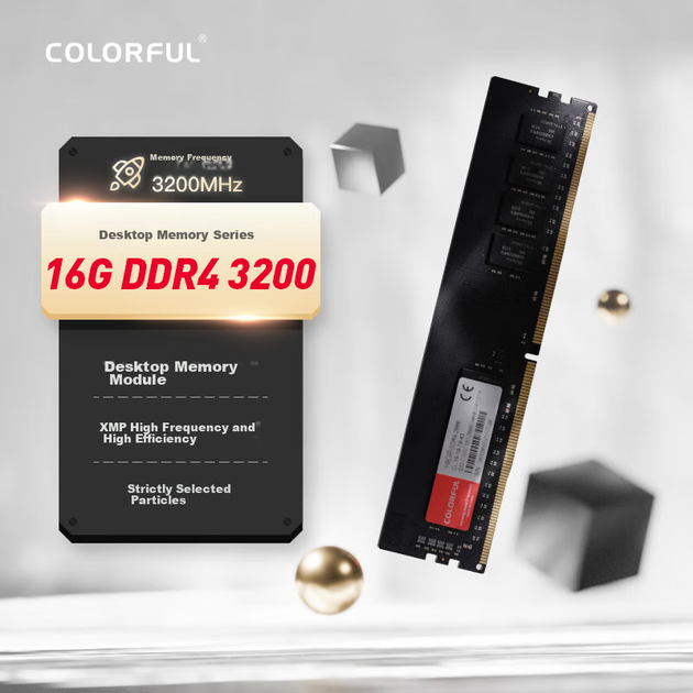 Барвиста пам'ять DDR4 3200 для настільних ПК 16 ГБ, серія Puli, C18 - изображение 9